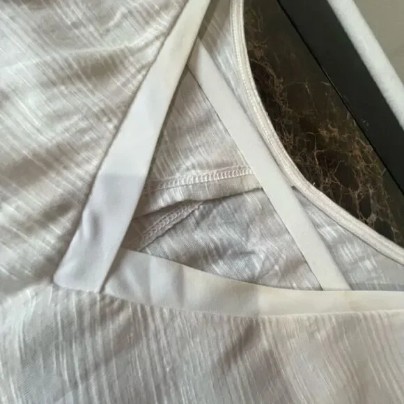 Textured Tank Cut Out Back